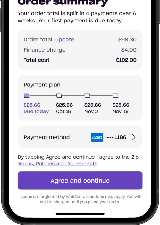 Zip – Own it now, pay in 4