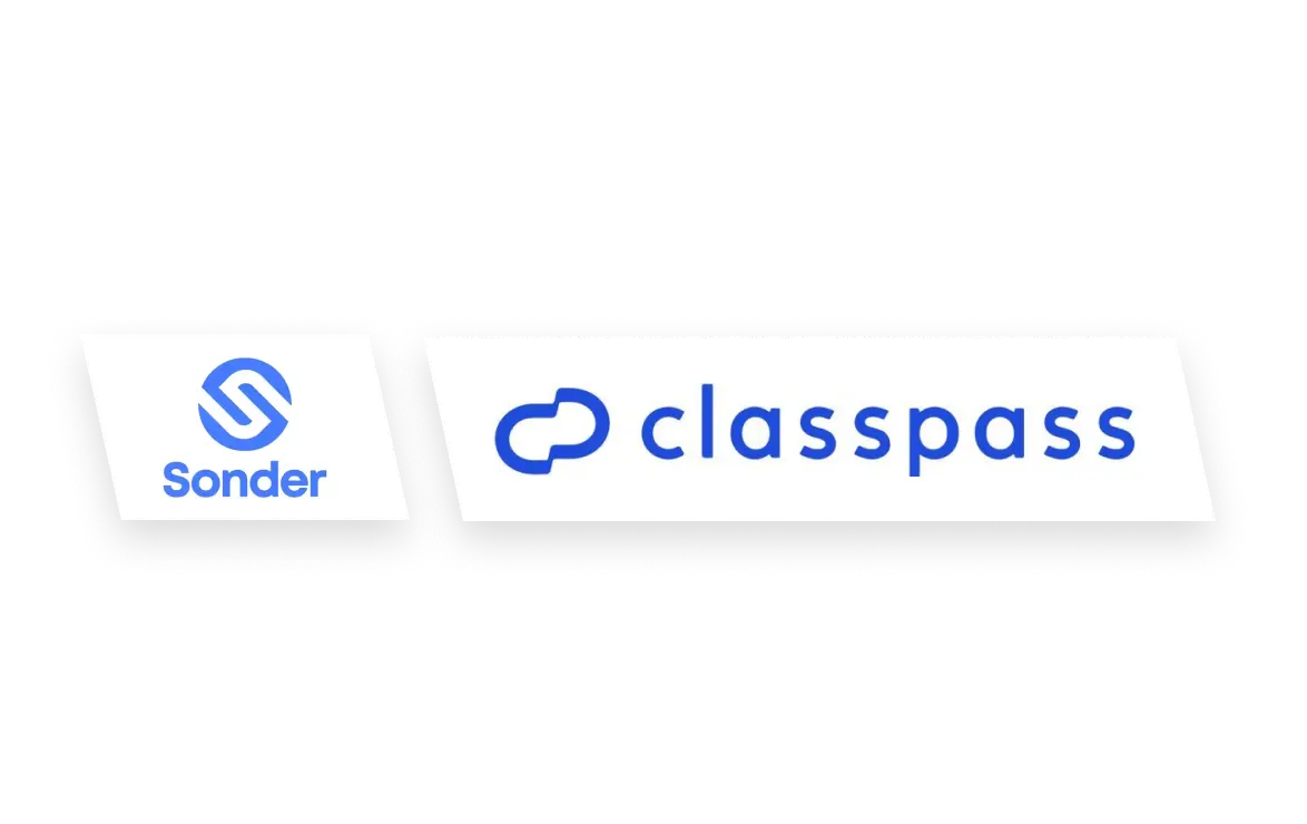 sonder and classpass logos